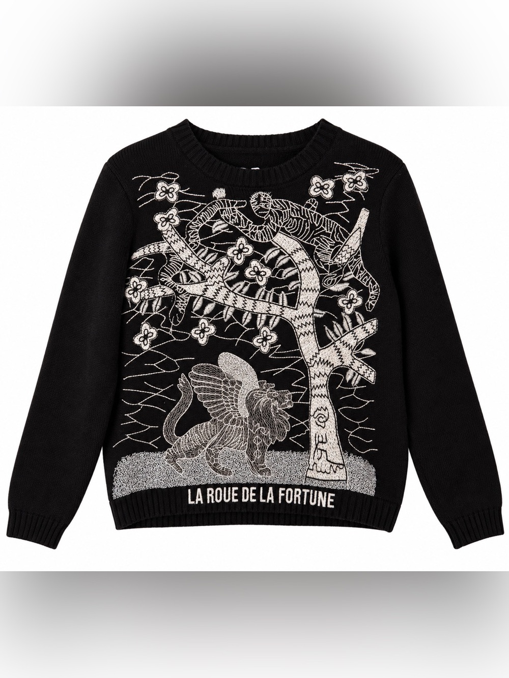 Dior Women’s Rue De Le Fortune sweater crew neck, knit